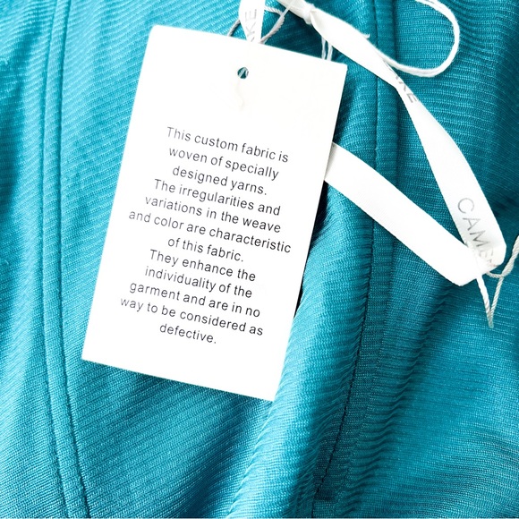 LAST CHANCE Cameron Blake • Beaded Cap Sleeve Ruched Bodice Dress • 14 - Picture 11 of 14